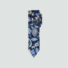 Corbata Navy Blue Flowers Jon Sonen - JON SONEN COLOMBIA